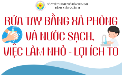 (HCDC) Rửa tay bằng xà phòng và nước sạch, việc làm nhỏ - lợi ích to